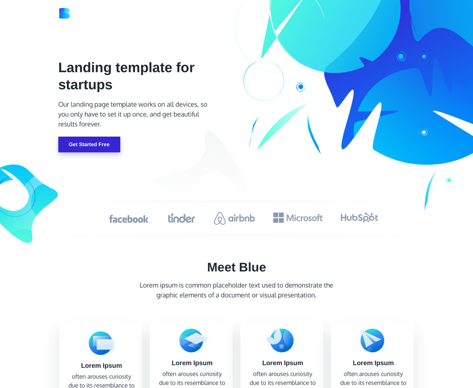 《Landing Page Templates for Startups》