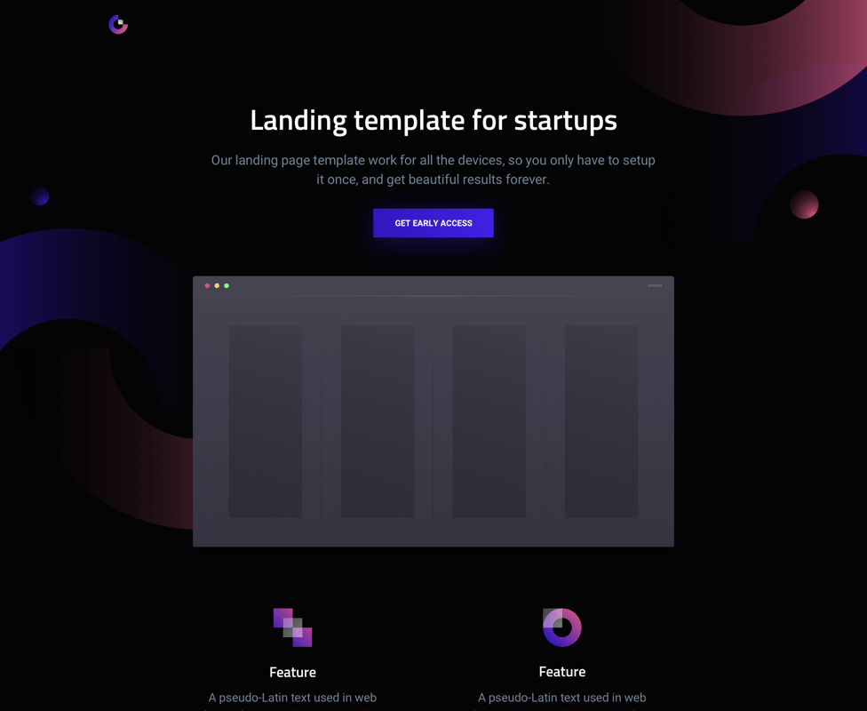 《Landing Page Templates for Startups》