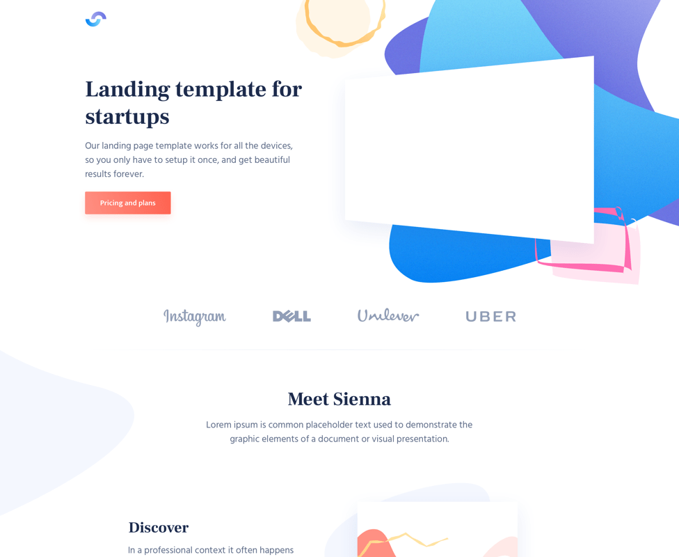 《Landing Page Templates for Startups》